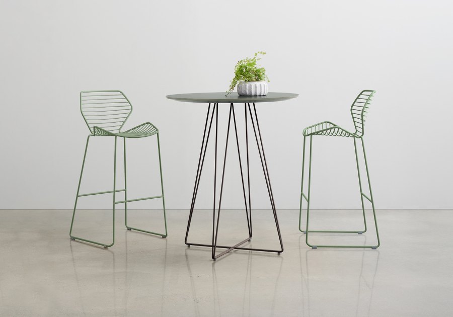 Davis Furniture — Ginkgo Wire Barstool