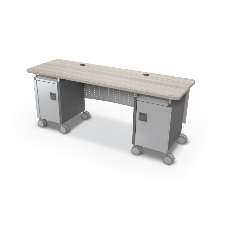Compass Dual Cabinet Teacher Desk