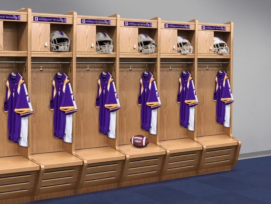 Hallowell — Recruiter Wood Sport Lockers