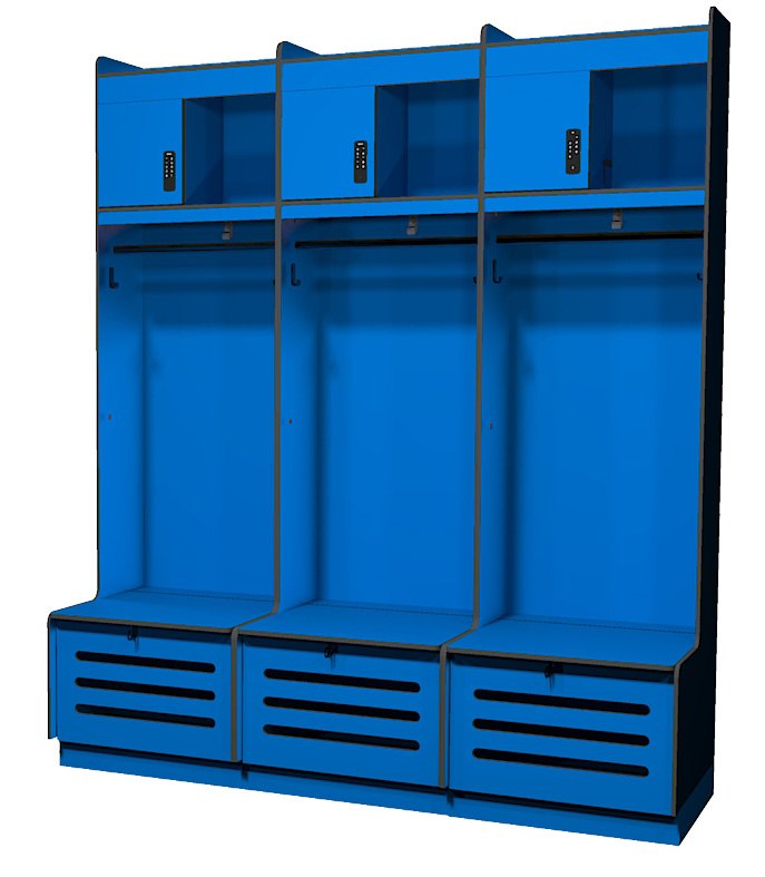 Hallowell — Versasport Phenolic Lockers Production