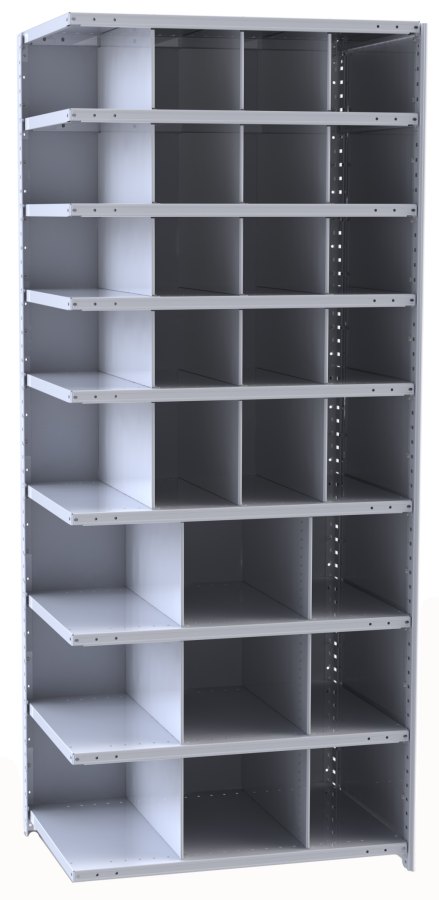 Hallowell — Closed Metal Bin Shelving