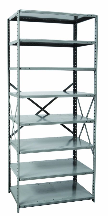 Hallowell — Hi Tech™ Standard Metal Shelving Open