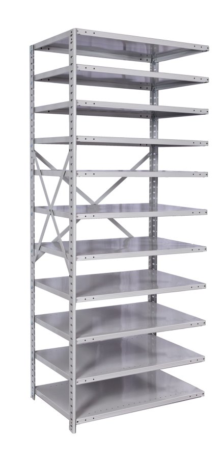 Hallowell — Hi Tech™ Medsafe Antimicrobial Shelving Open