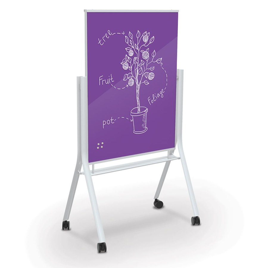 Mooreco — Curve Colors Mobile Magnetic Glass Board