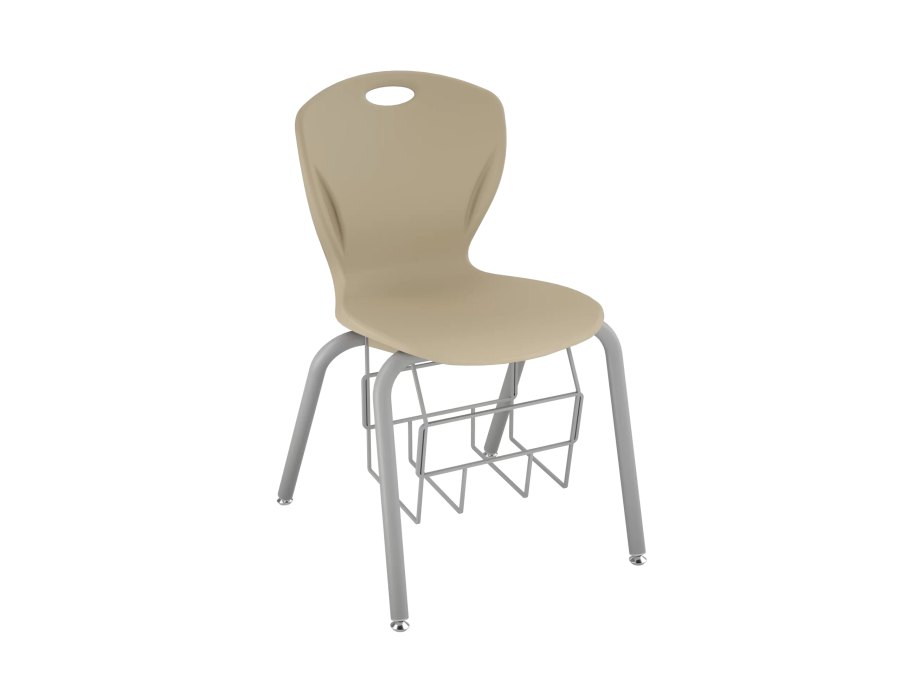 Artcobell — Four Leg Chair with Bookrack