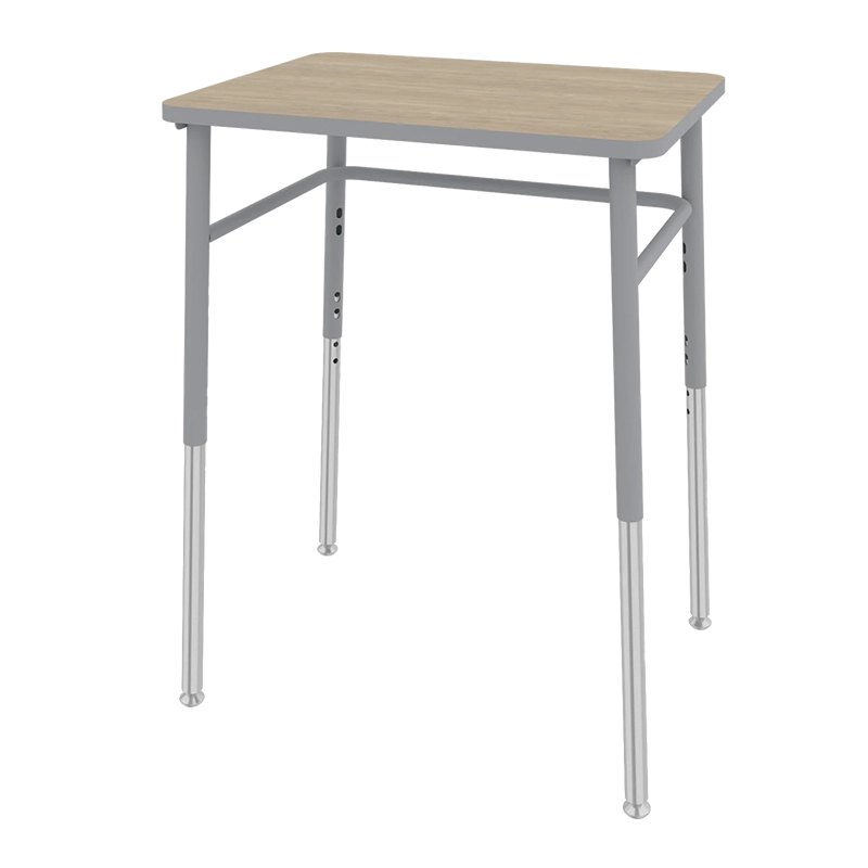 Four Leg Rectangle + Trapezoid Desks