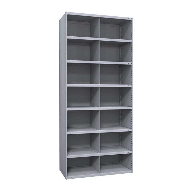 Closed Metal Bin Shelving