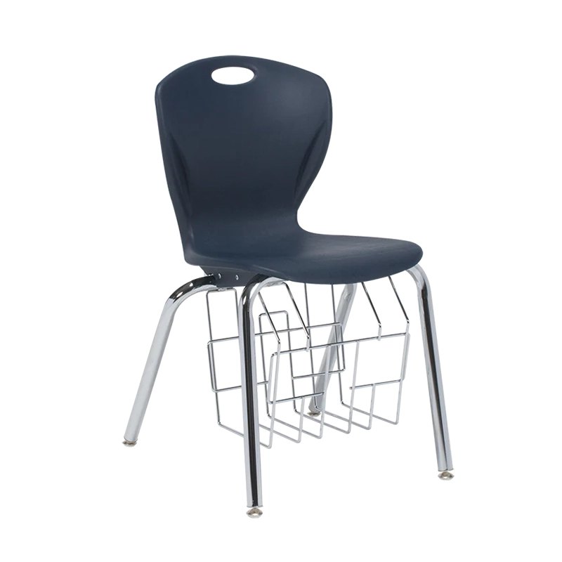 Four Leg Chair with Bookrack